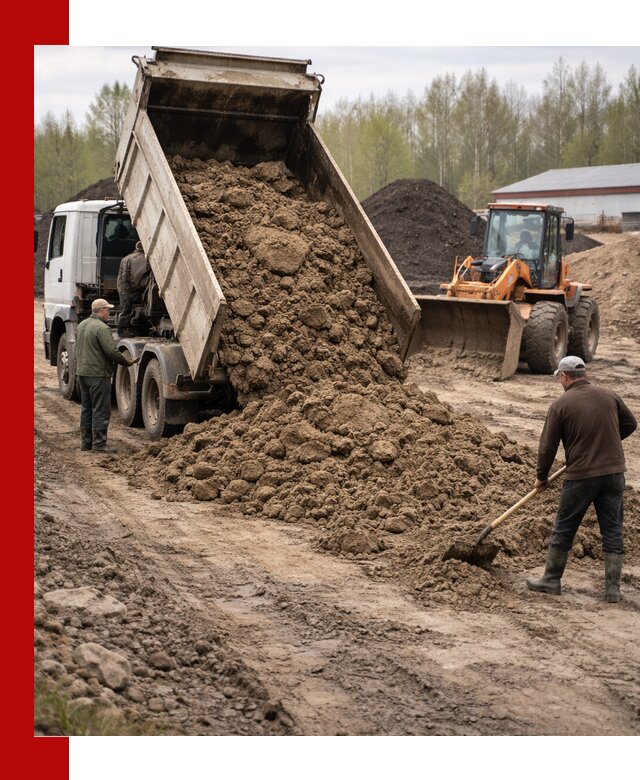 Доставка глин и суглинков в Кохме оптом и вкрай