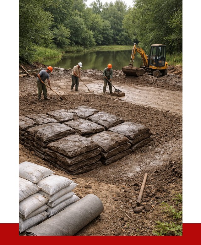 Купить глину для пруда в Кохме от 4675 р. с доставкой | ПРОНЕРУДКхм