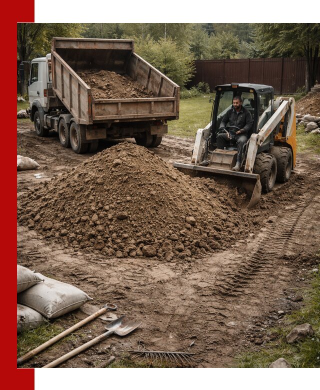 Суглинок для планировки участков в Кохме с доставкой и выгрузкой