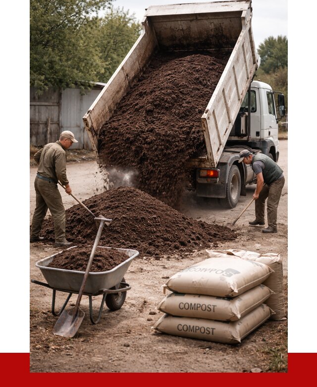 Купить компост в Кохме от 4363 р. за куб с доставкой | ПРОНЕРУДКхм