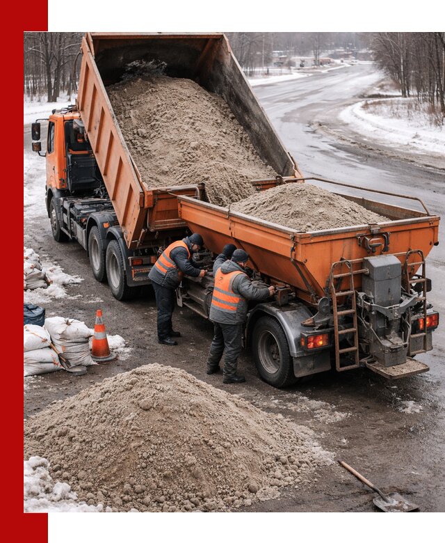 Поставка и вывоз пескосоля в Кохме оптом и в розницу