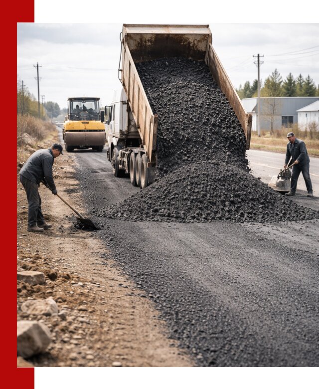 Асфальтовая крошка для дорог в Кохме — поставка и доставка