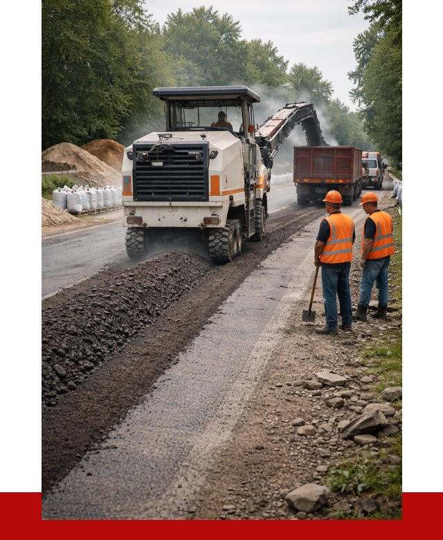 Фрезерованный асфальт в Кохме от 2285 р./куб. | ПРОНЕРУДКхм
