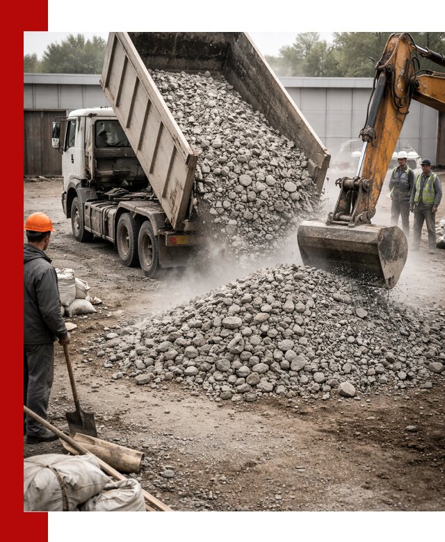 Доставка дробленого бетона в Кохме оптом и в розницу