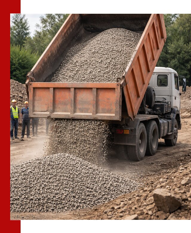 Доставка сыпучих материалов самосвалом в Кохме быстро и надежно