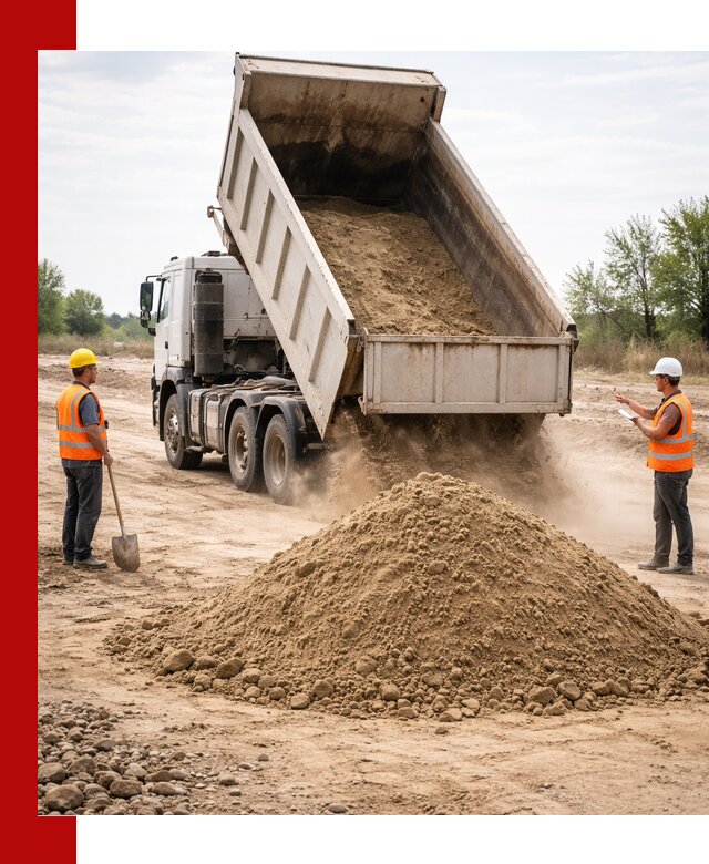 Доставка самосвалом 15 кубов в Кохме за город и по городу