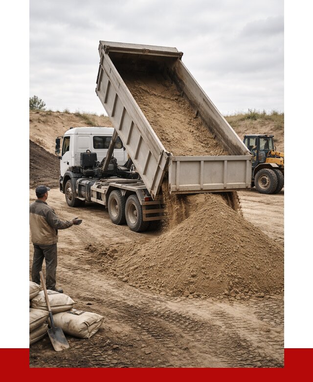 Доставка самосвалом 20 кубов в Кохме от 7791 р. | ПРОНЕРУДКхм