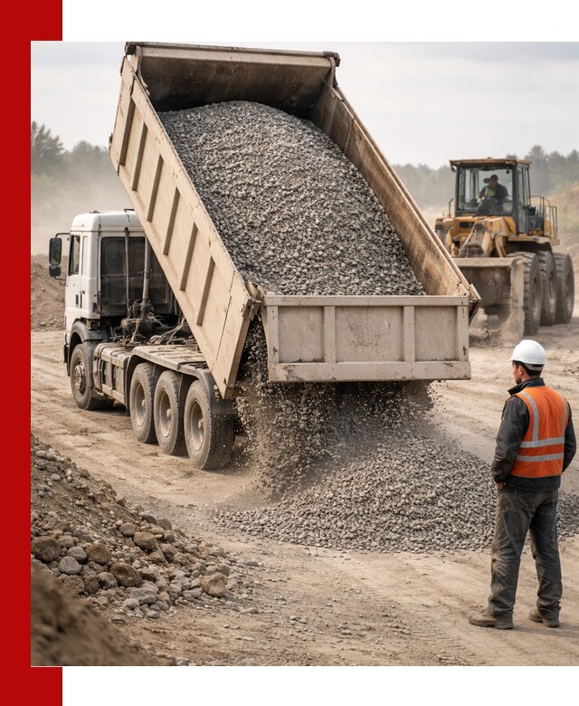 Доставка самосвалом 40 кубов цемента и сыпучих в Кохме