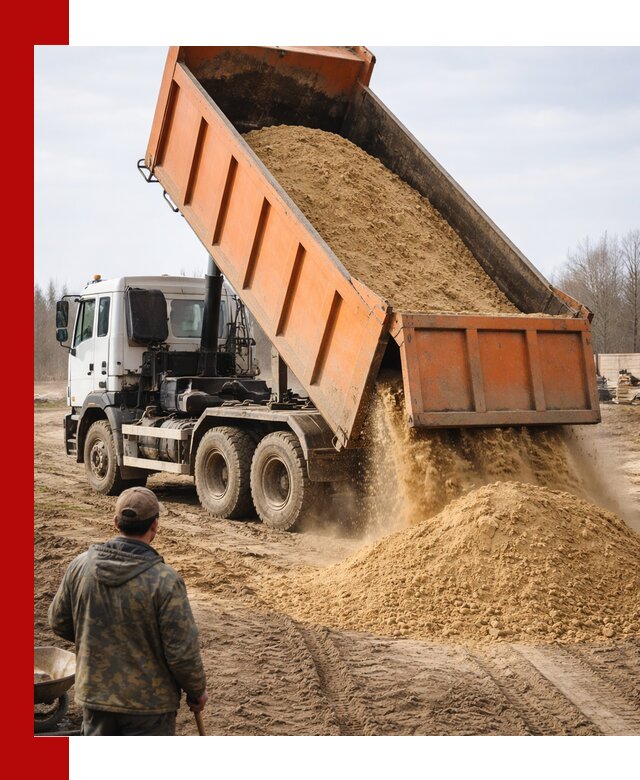Аренда самосвала 20 тонн для перевозки грузов в Кохме