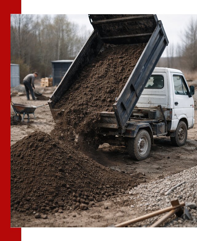 Аренда минисамосвала в Кохме для доставки сыпучих материалов