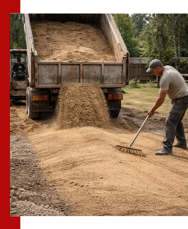 Отсыпка участка песком в Кохме быстро и качественно