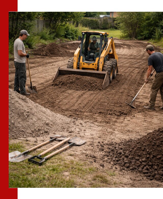Планировка участка грунтом с вывозом и доставкой в Кохме