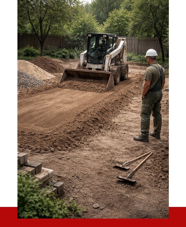 Выравнивание участка под ключ в Кохме от 3636 р. | ПРОНЕРУДКхм